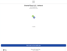 Tablet Screenshot of orientalflavoramherst.com